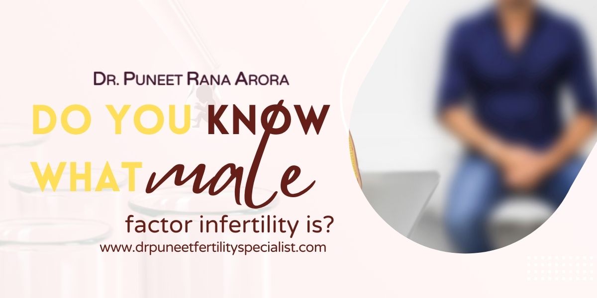 Do you know what male factor infertility is