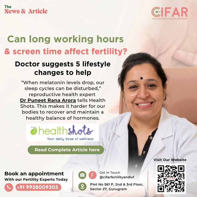 Can long working hours and screen time affect fertility?