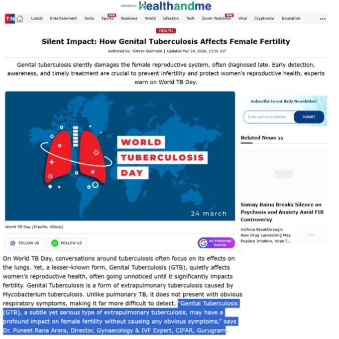 Silent Impact: How Genital Tuberculosis Affects Female Fertility